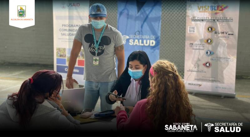 Por primera vez en Sabaneta realizamos una jornada de atencin para migrantes venezolanos
