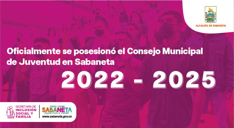 Oficialmente se posesion el Consejo Municipal de Juventud en Sabaneta 2022-2025