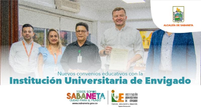 Nuevos convenios educativos con la Institucin Universitaria de Envigado